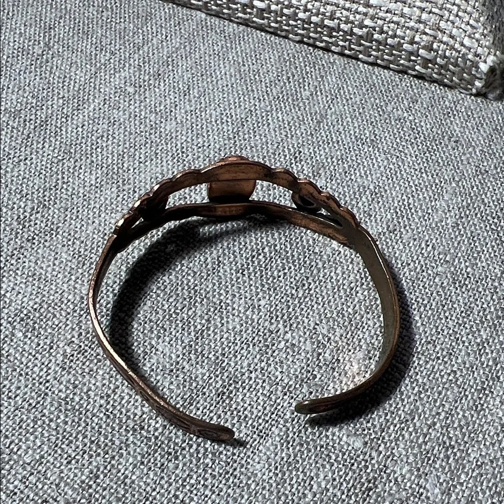 Navajo Turquoise and Copper Vintage Baby Child’s Bracelet. WA496